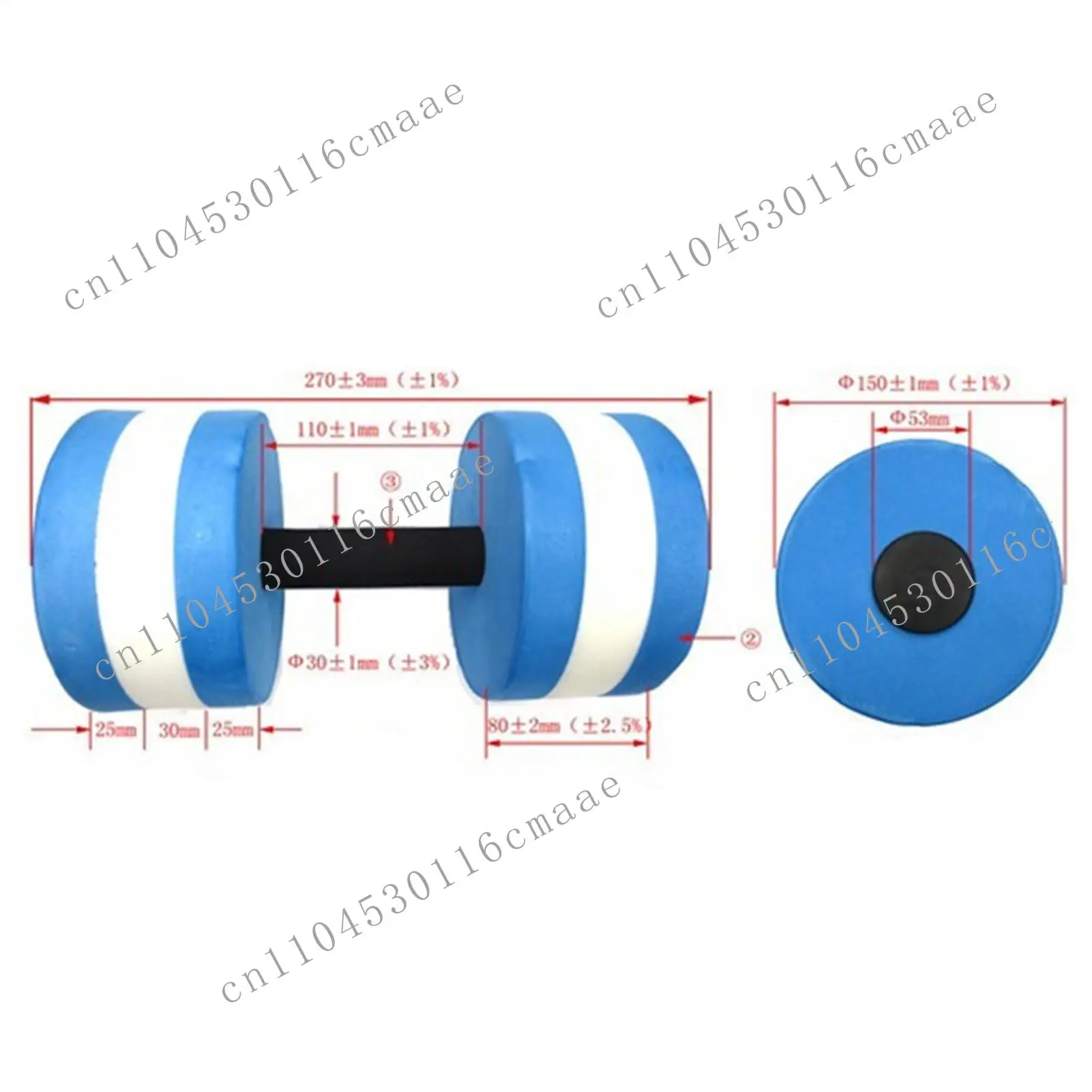 Dumbbell Water  Barbell Swimming Pool Exercise