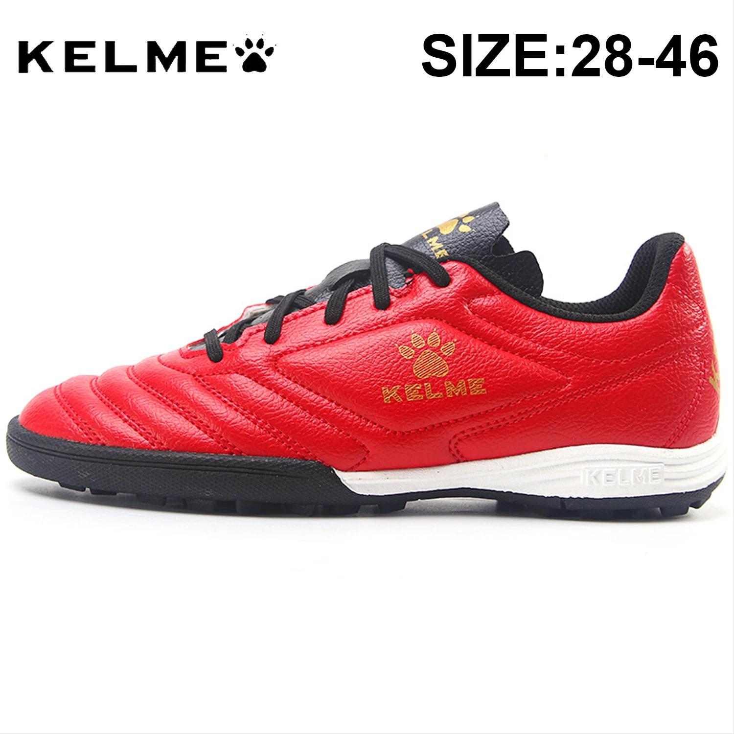 KELME Training Soccer Shoes Men TF Turf Soccer Shoes Non Slip Kid\'s Soccer Boots Futsal Football Boots Professional Futsal Shoes