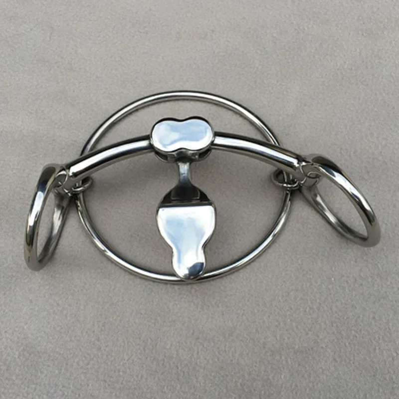 Speed racing horse title Stainless steel harness large ring horse mouth title