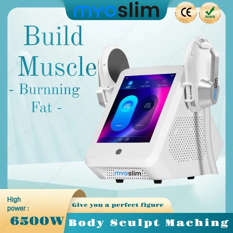 

6500W 200HZ MYOslim EMS Body Sculpting Machine Sculpt Fat Muscle Stimulation Electromagnetic Slimming Buttock Weight Loss Salon