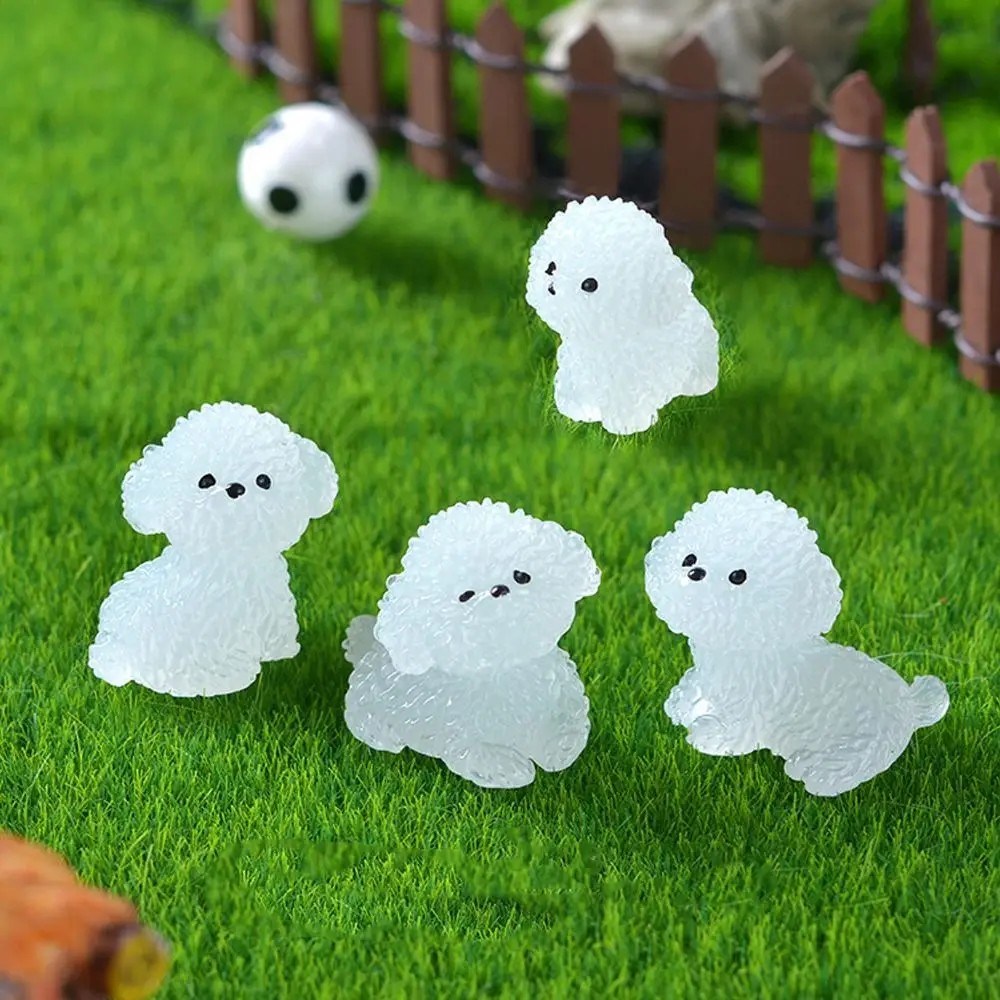 Noctilucent Cute Dog Micro Landscape Car Decoration Stupid Cute Dog Mini Toy Party Favors Christmas Children's Mini Toys