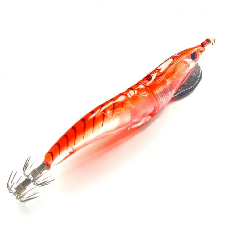 2pcs lead sinker wood shrimp lures 2023 jigs flickers squid hook 13CM 19G squid octopus lure lifelike