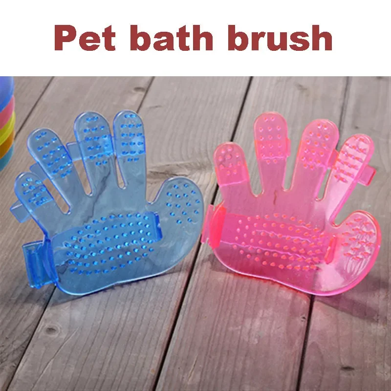 

Pet Supplies Dog Pet Grooming Glove Cats Brush Comb Deshedding Hair Gloves Dogs Bath Cleaning Rubber Pet Bath Brush