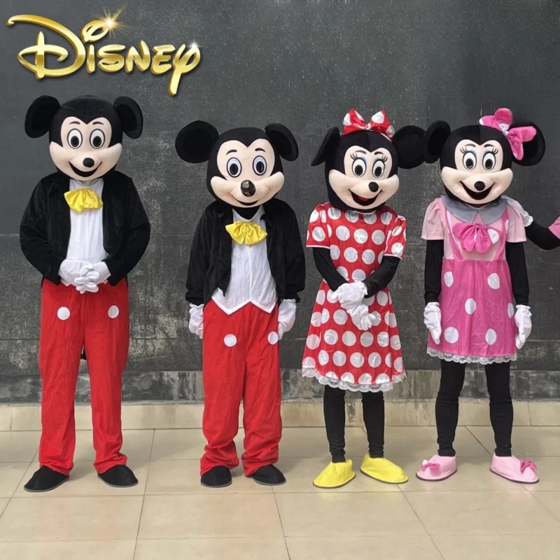 

Customized Disney Mickey Minnie Mouse Mascot Set Cartoon Classic Characters Advertising Event Party Adult Large Mascot Costume