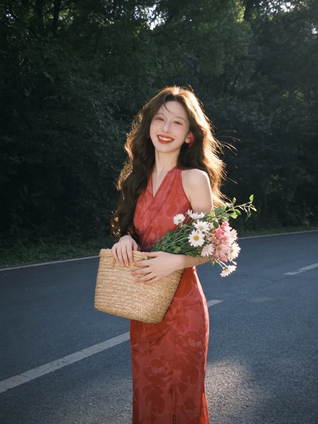 

Пляжное платье-жилет с V-образным вырезом, утягивающее, с завышенной талией, короткая юбка, лето 2026, из полиэфирного волокна, повседневное, элегантное