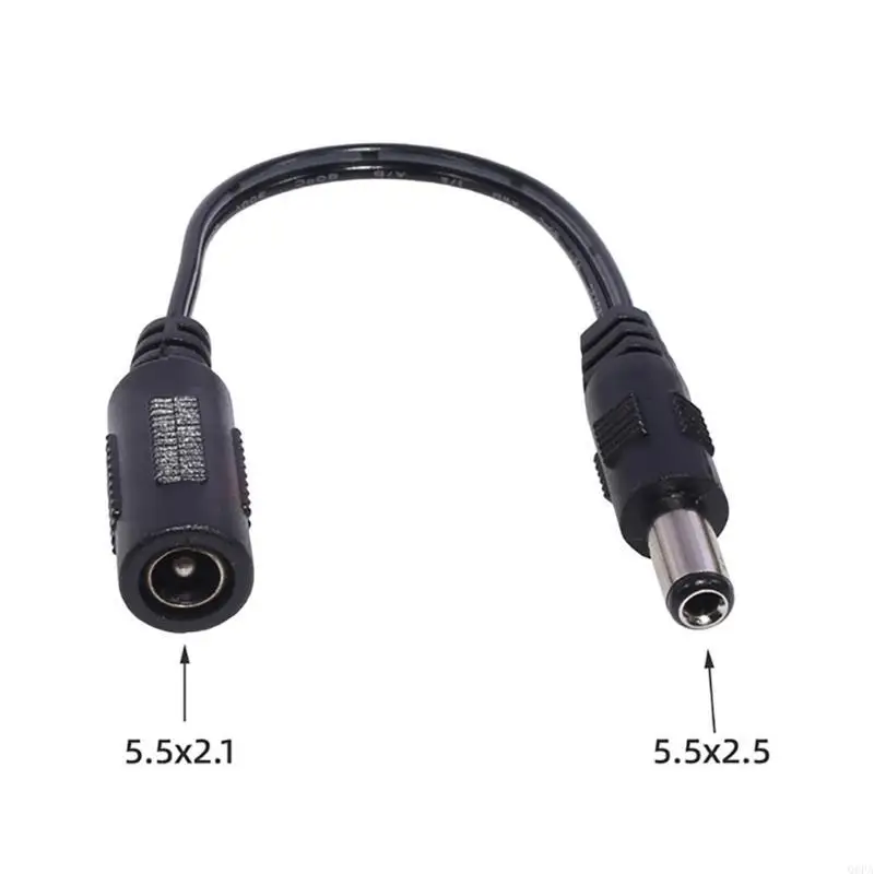 1X адаптер кабеля питания постоянного тока «папа-мама» 5,5 x 2,1 «мама» на 5,5x2,5 мм 3,0x1,1 мм 2,5x0,7 мм 3,5x1,35 мм 4,0x1,7 мм разъем «папа»