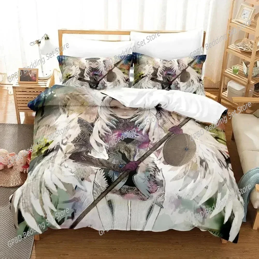 Anime Lord of Vermillion Bedding Set For Bedroom Soft Modern Bedspreads Comefortable Kids Duvet Cover Quilt Cover And Pillowcase