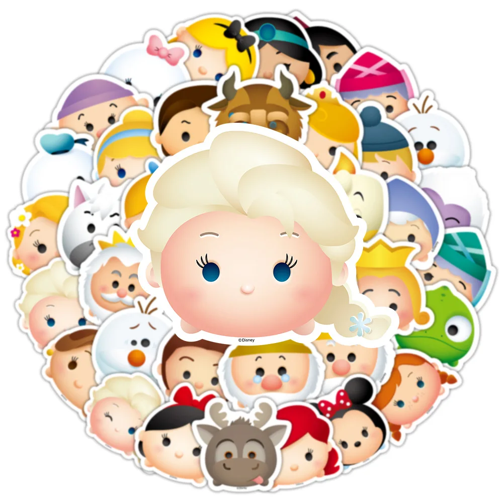 10/50ชิ้นการ์ตูนดิสนีย์ TSUM สติ๊กเกอร์สำหรับเด็กน่ารัก DIY แล็ปท็อปโทรศัพท์กีตาร์ถ้วยกระเป๋าเดินทางรถของเล่นรูปลอกที่น่ารัก