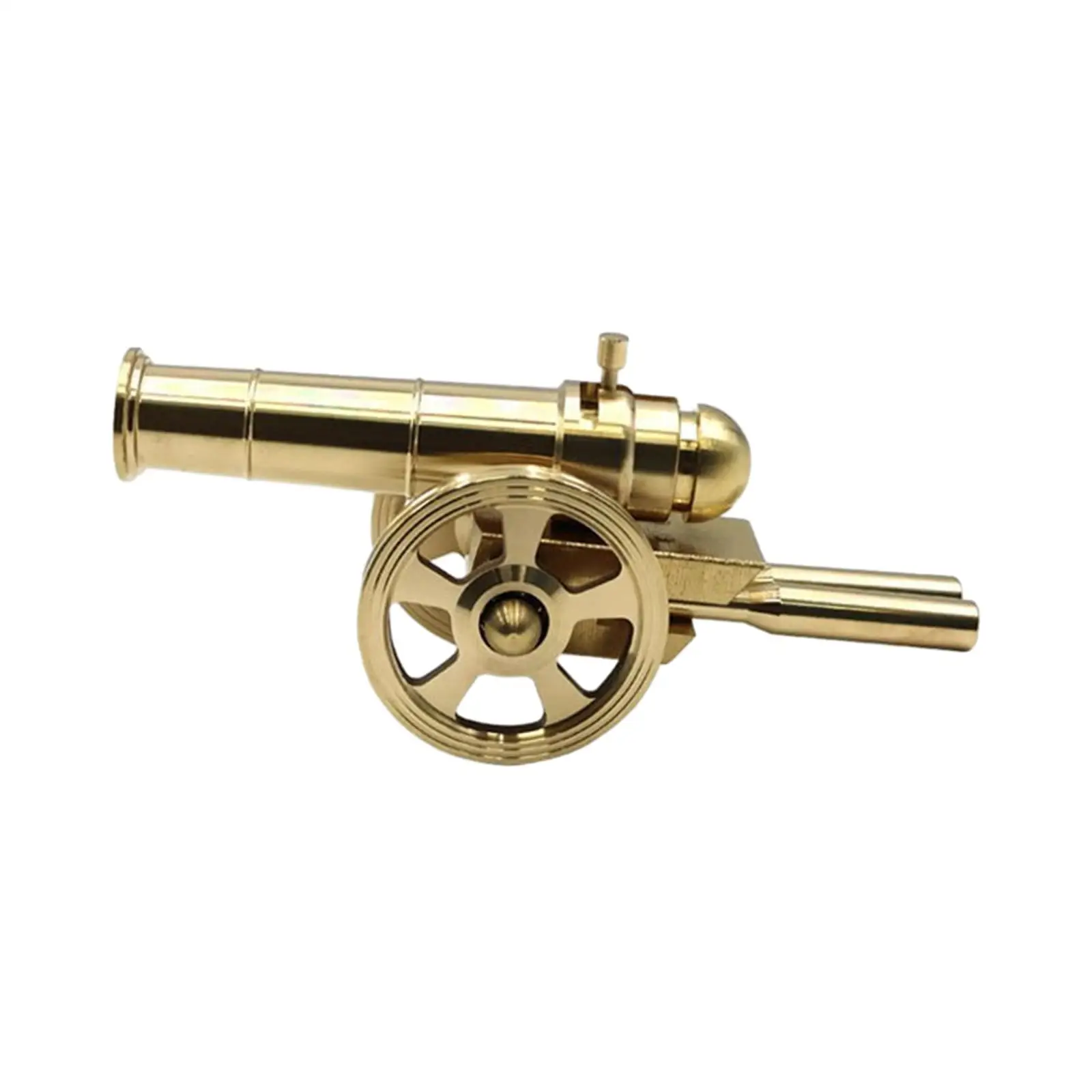 Cannon Model Decorative Accent Solid Brass Cannon for Indoor Table Gifts