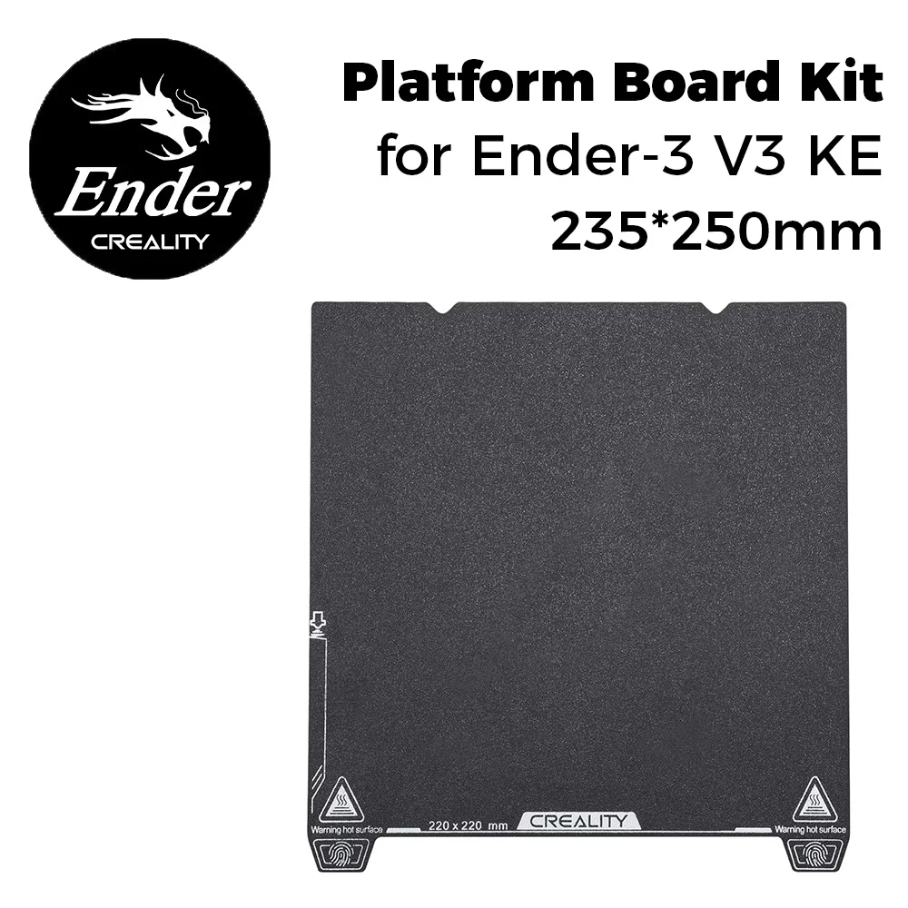 

Creality Official original Ender-3 V3 KE Platform Board Kit 235×250 PEI and Metal Base Sheet Kit 3D Printer Accessories