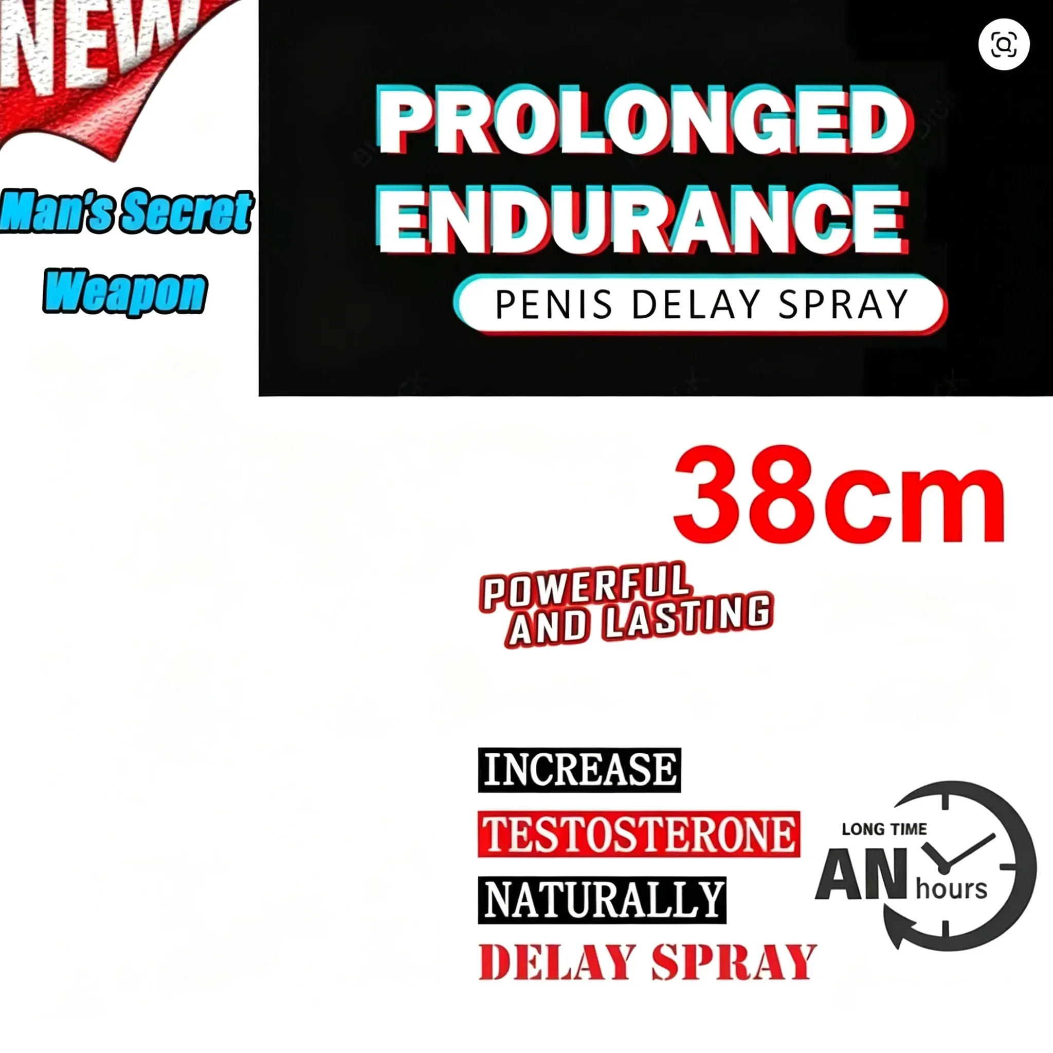 Men Delay Spray Delay Spray for Men, Male Lasting Spray, External Use, Fast Drying, Long Lasting, Non Numbing, Fine Mist view 4