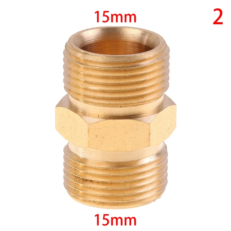 Hochdruckreiniger-Schlauchverlängerungsanschluss-Adapter, M22 14 mm und 15 mm Außengewinde, Innenschlauch-Kupplungsadapter für Power Washe – Detail 4