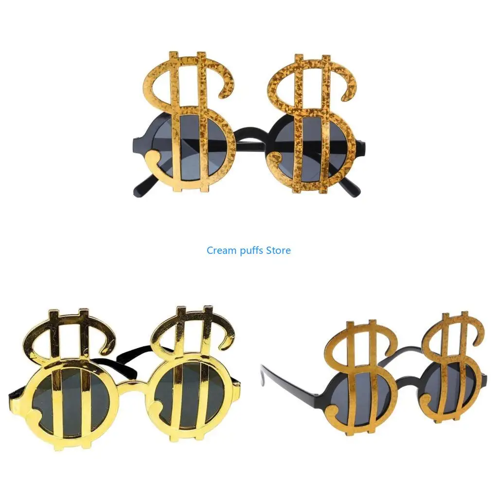 50LE Sunglasses Funny Dollar Shaped Glasses Party Props Toy Party Supplies