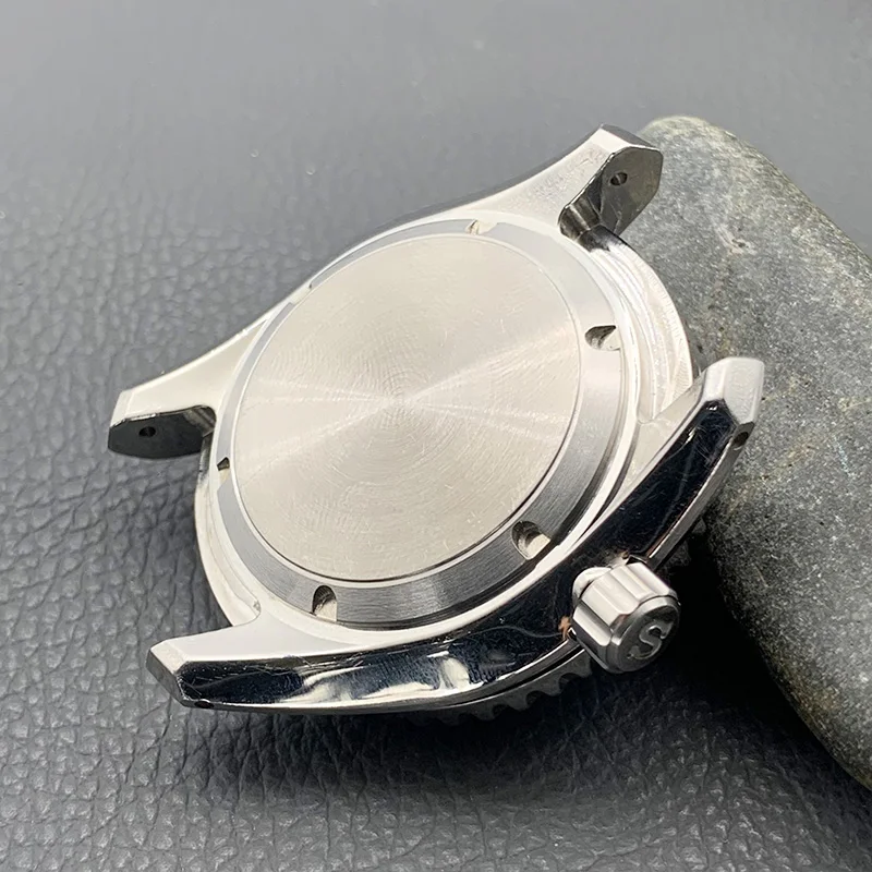 Boîtier de Montre de Plongée Argenté Étanche pour Homme, Modèle éventuelles B185, éventuelles B187, Convient aux Modèles NH35, NH35, NH36, 7S26, Mouvement 20 Iko, 28.5mm