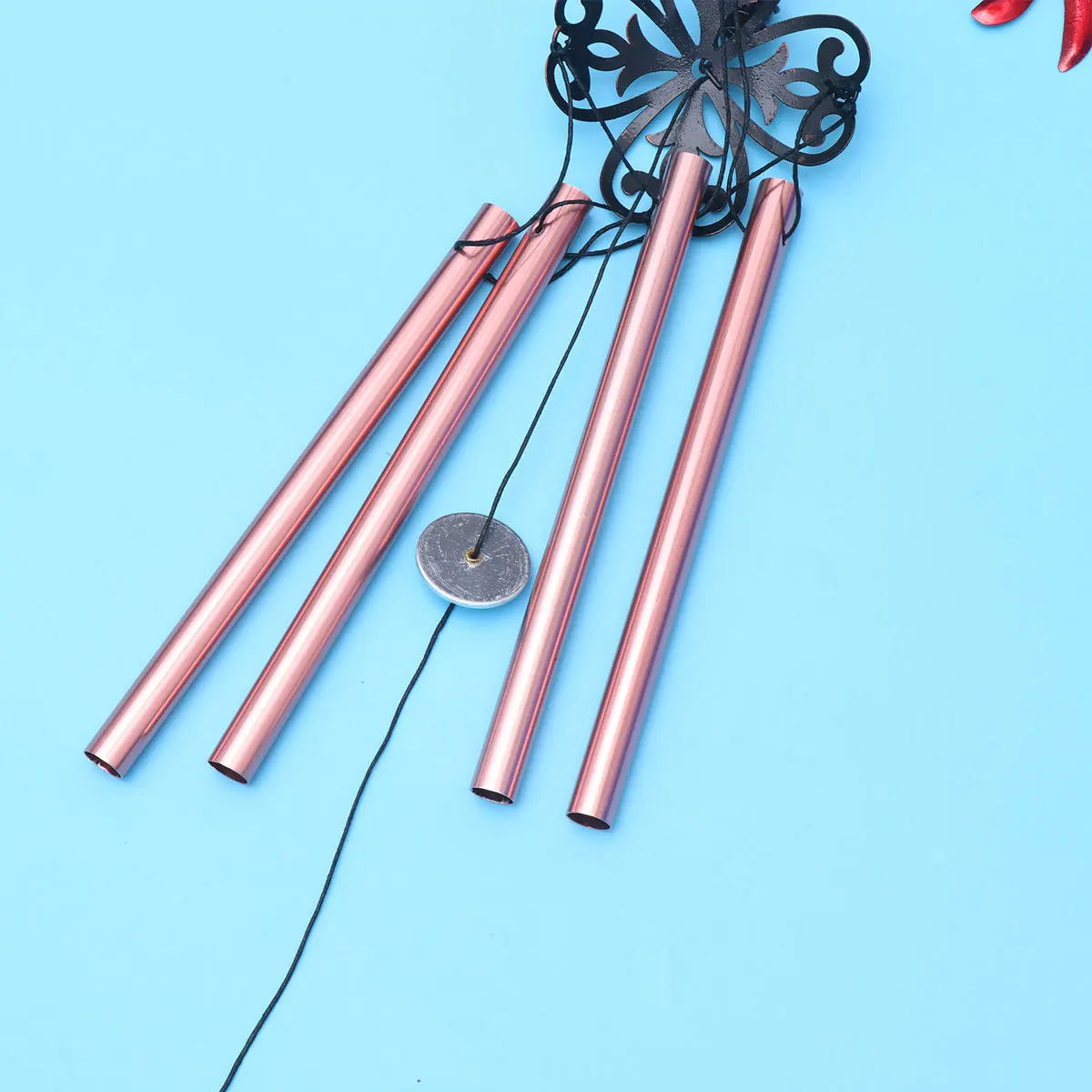 

1pc Flamingo Wind Chime Metal Home Decoration Durable Creative Windchime For Garden Backyard Porch Yard Decorative Craft Bell