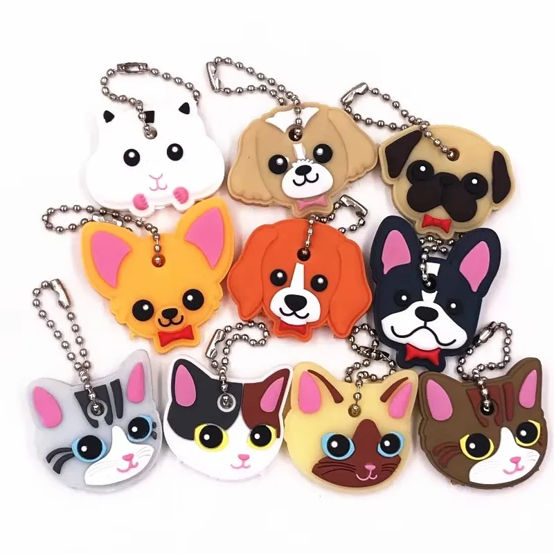 1/2/3Pcs Cartoon Key Protective Case Cover For Key Control Dust Cover Holder Organizer Home Accessories Supplies