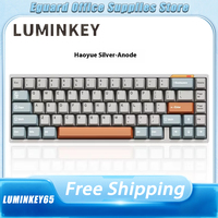 LUMINKEY65 Mechanical Keyboard Three Mode Customized Aluminium Alloy Keyboard Low Delay Hotswap Accessories For Computer Desktop