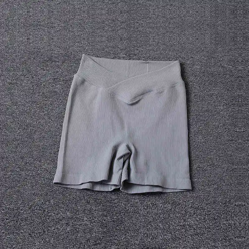 Fashion High Quality Gym v Cut Waist Shorts Seamless Womens Workout Shorts