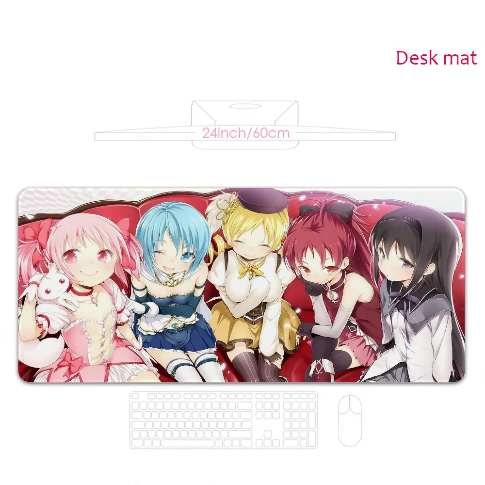 MAGICAL GIRL MADOKA Mousepad Mouse Mat Desk Mat Large Gaming Accessories Prime Gaming XXL Keyboard Pad