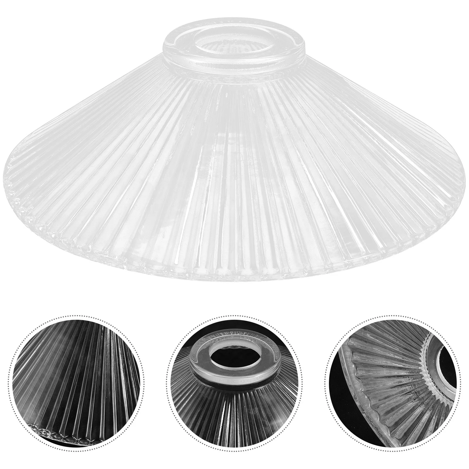 

Glass Pendant Light Shade 55Mm Diameter Clear Heat Resistant Modern Cylindrical Bulb Cover for Kitchen Bedroom Bathroom Ceiling