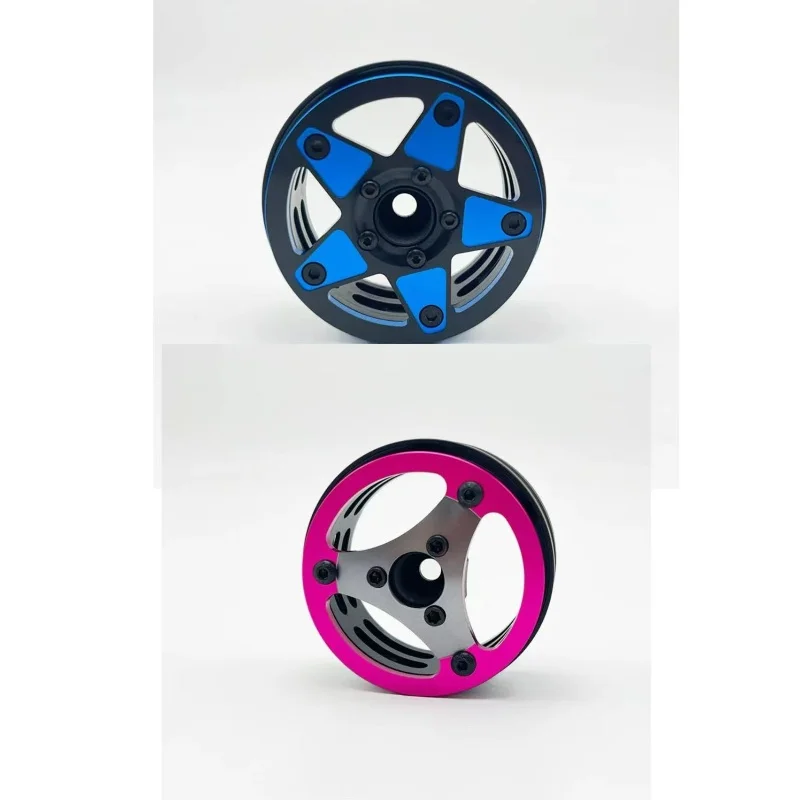 

D1RC 1.9-inch lightweight red trident sports wheel hub