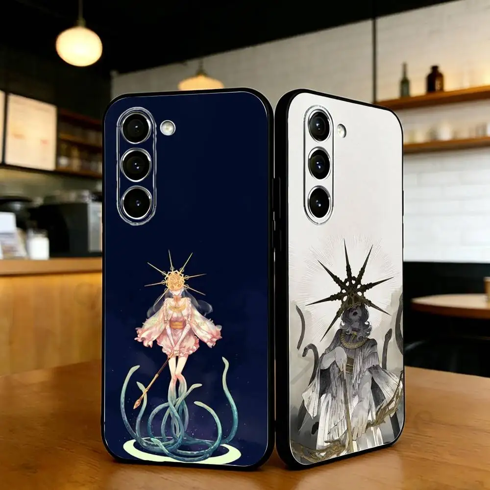 

Dark Sun Gwyndolin Phone Case For Samsung S20,21,22,23,24,25,26 plus,ultra Silicone Cover