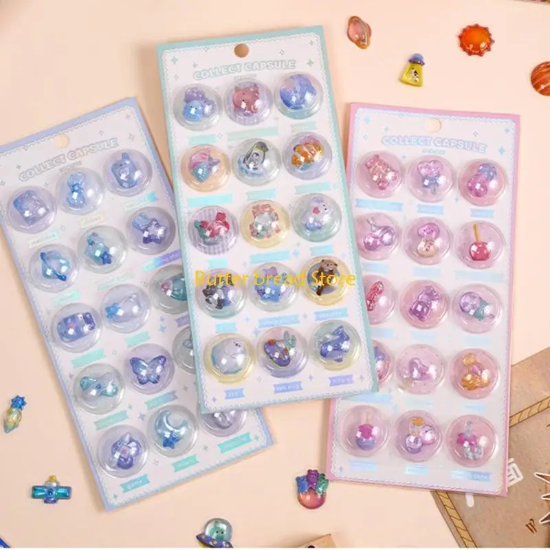 W89C Handcraft Sticker Reusing Tiny Patches for Water Bottle, Notebook, Scrapbooking
