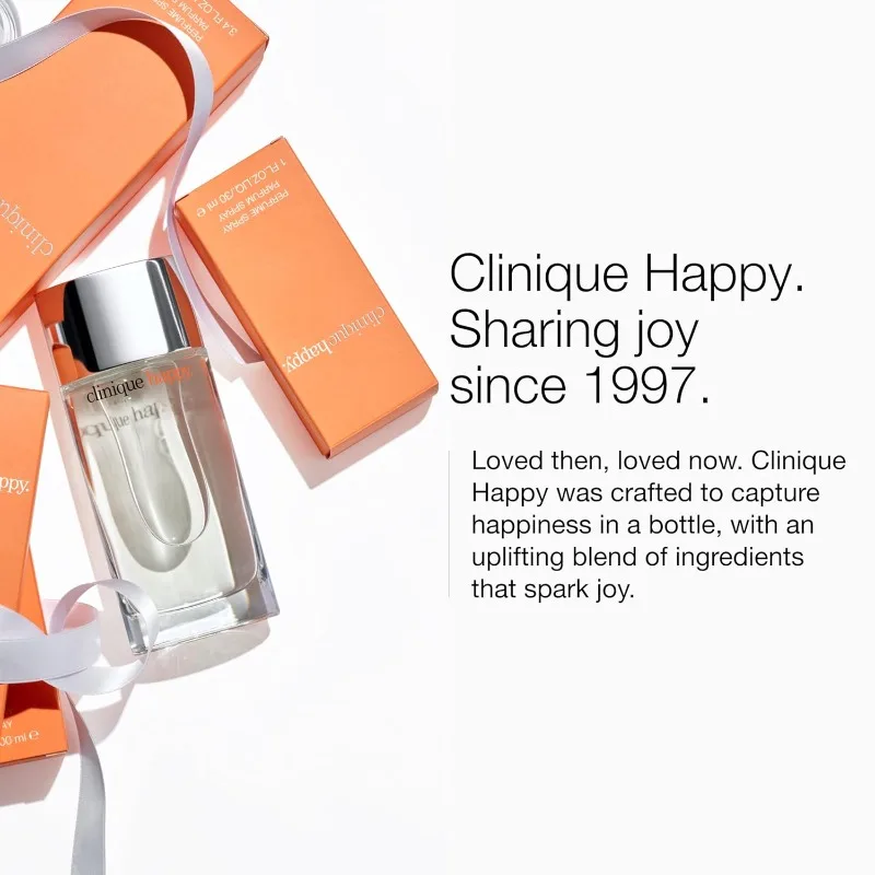 Clinique Happy Eau de Parfum Spray 100ml Original Perfume Hawaiian Wedding Flower Spring Mimosa Pheromones Perfumes for Women
