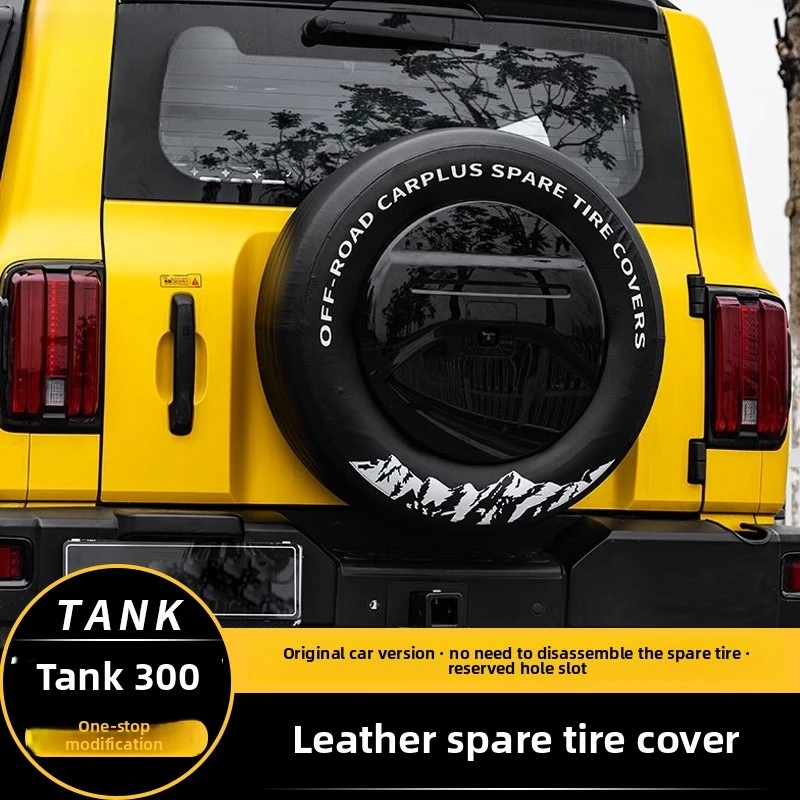 

For WEY GWM Tank 300 2021-2025 Spare Tire Cover TANK 300 Retrofit and Upgrade Special Protective Cover Accessories