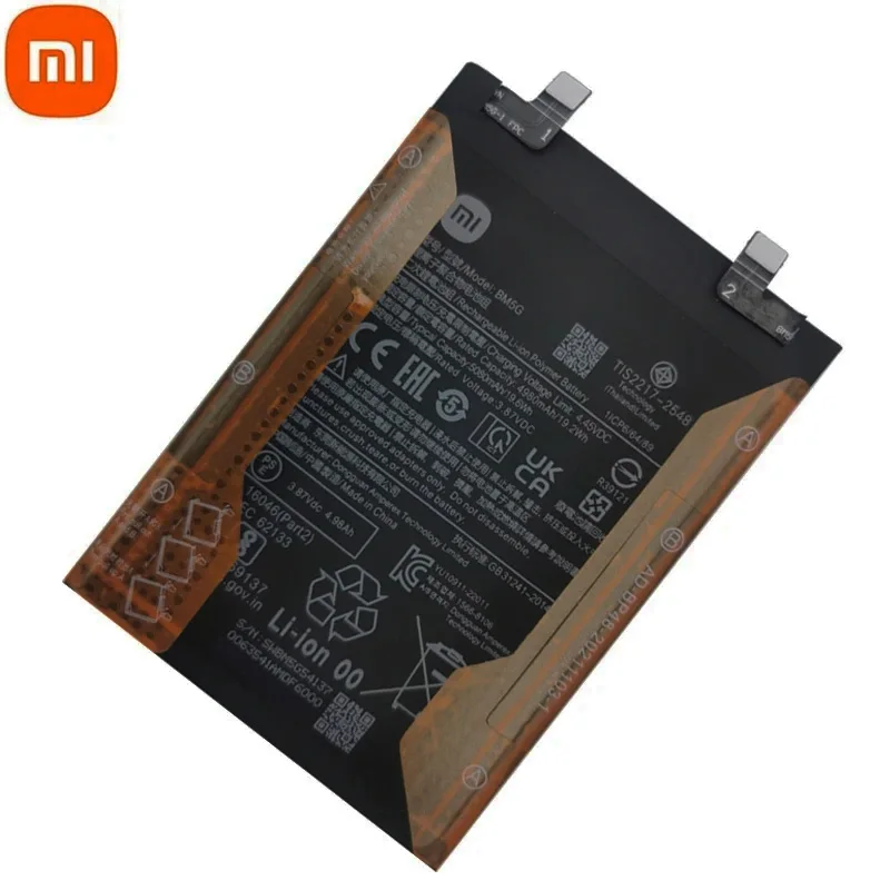 2024 Years 100% Original BM5G Battery For Xiaomi Redmi Note 11T Pro / Pocophone X4 GT / Poco X4 GT Phone Batteries Fast Shipping