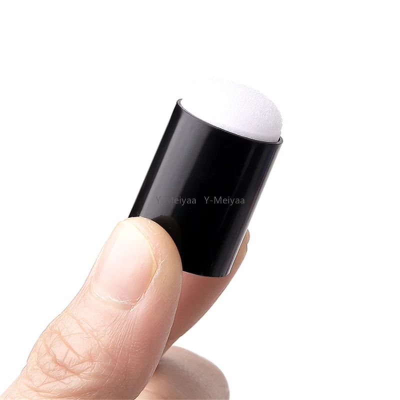 1/5/10PCS Nero Spugna Dito Culle per Colorare Il Viso Strumenti di Pittura Per Bambini FAI DA TE Artigianato Pittura Premendo Dito Culle