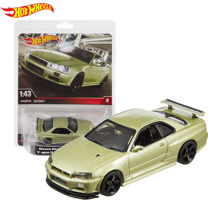 Mattel Hot Wheels HMD41 Car 1/43 Diecast Vehicle Model Cars Model Toys for Boys Gift Mercedes-AMG GT3 Nissan Skyline GT-R