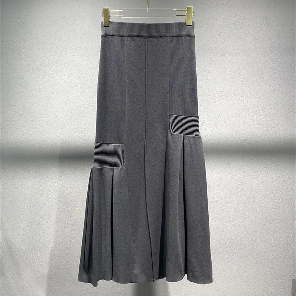 

Летняя женская юбка 2026 — эластичная, свободного кроя, мини-юбка с высокой талией в стиле Y2K, новая и универсальная | Длинная юбка на резинке