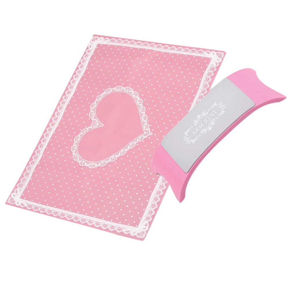 

1Pcs Pink Silicone Hand Pillow Foldable Washable Manicure Mat Nail Art Beauty Tool Foldable Hand Pillow Manicure Mat