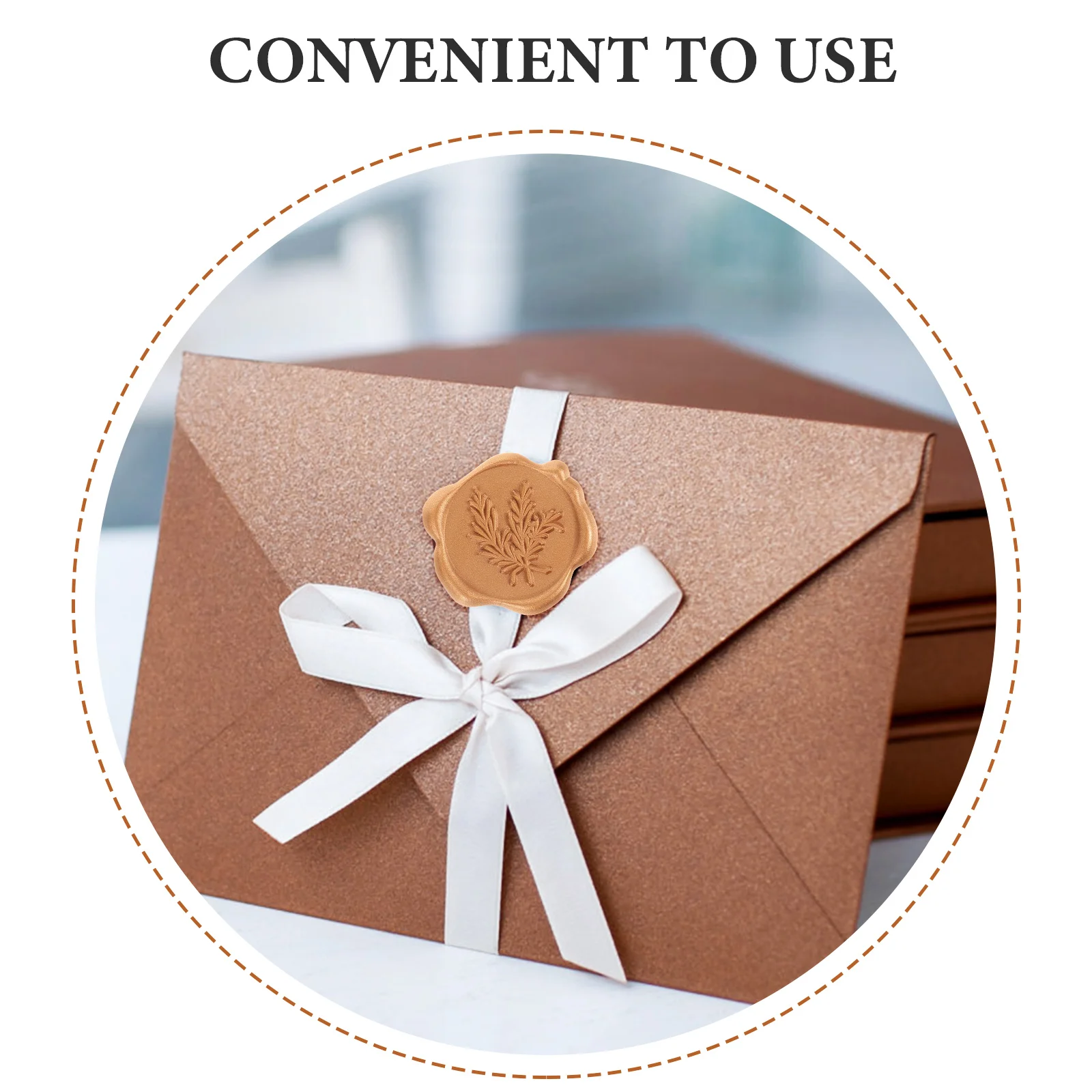 

6pcs Wax Stickers Envelope Wax Seal Sealer Decorative Artificial Stickers for Cards Photo Album Gift Packaging
