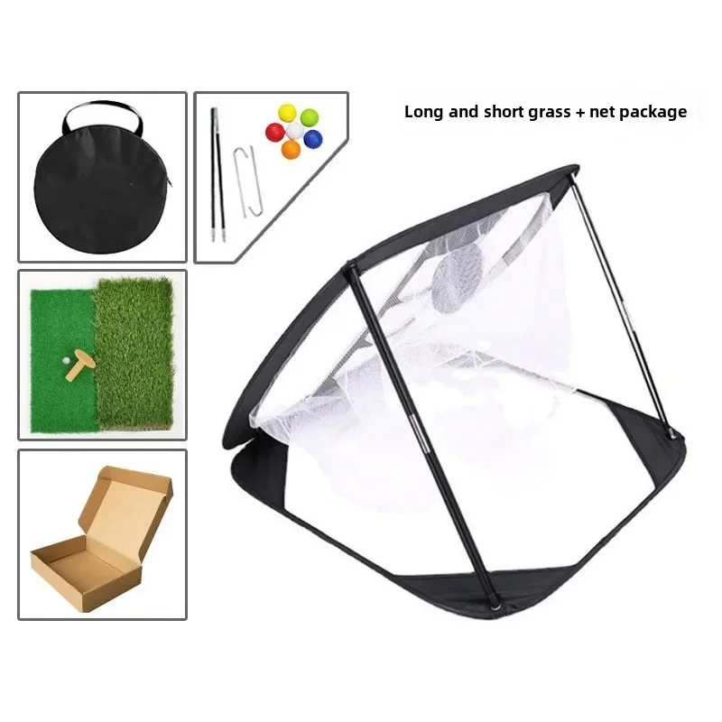 Ultra-StableGolf Chipping Net,Large GolfingTarget Net with Sand Bag,For Indoor/Outdoor/Backyard Accuracy Swing Practice