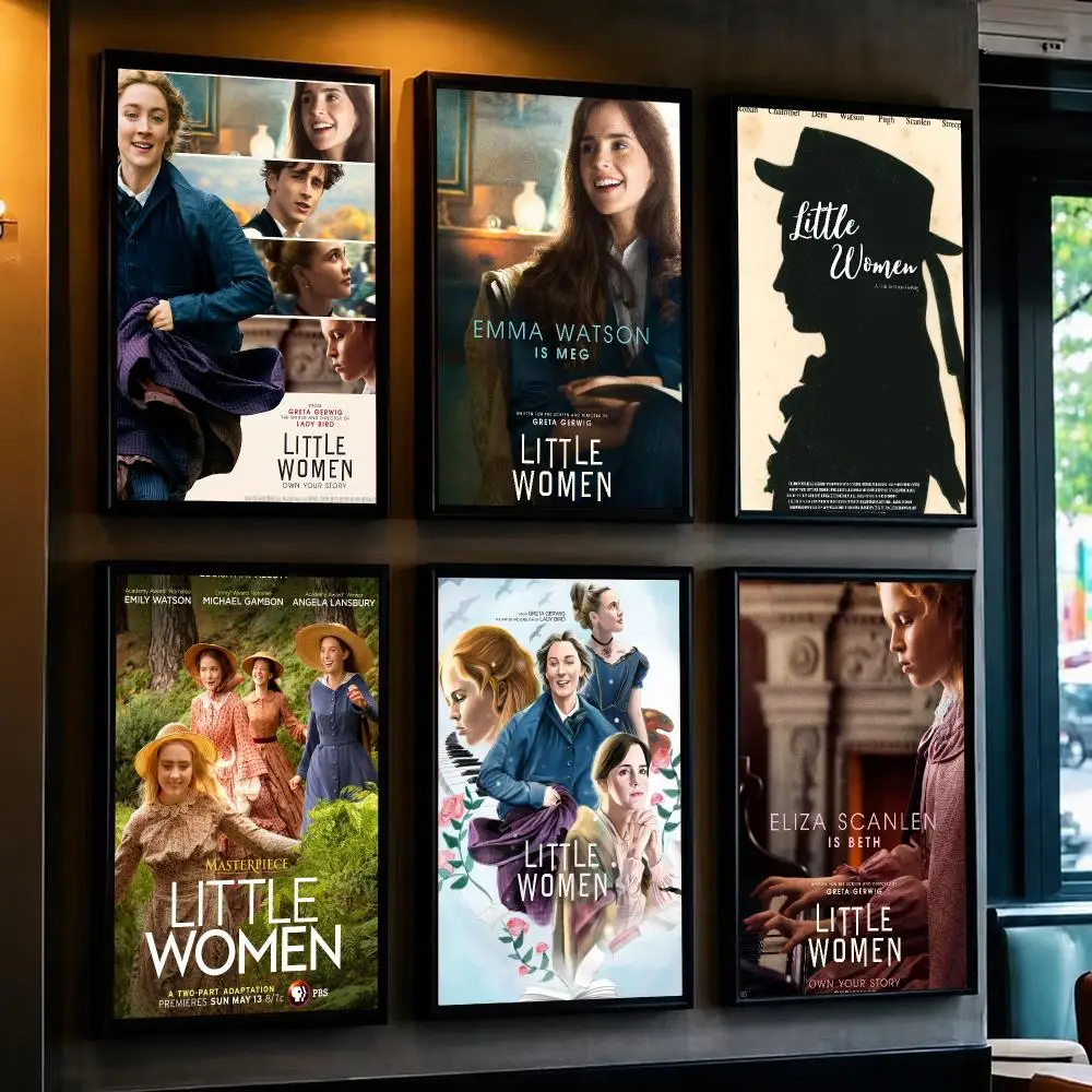 classic movie L-Little Women 2019-N Poster Removable Wall Sticker for Home Cafe Bar Office Interior Decor
