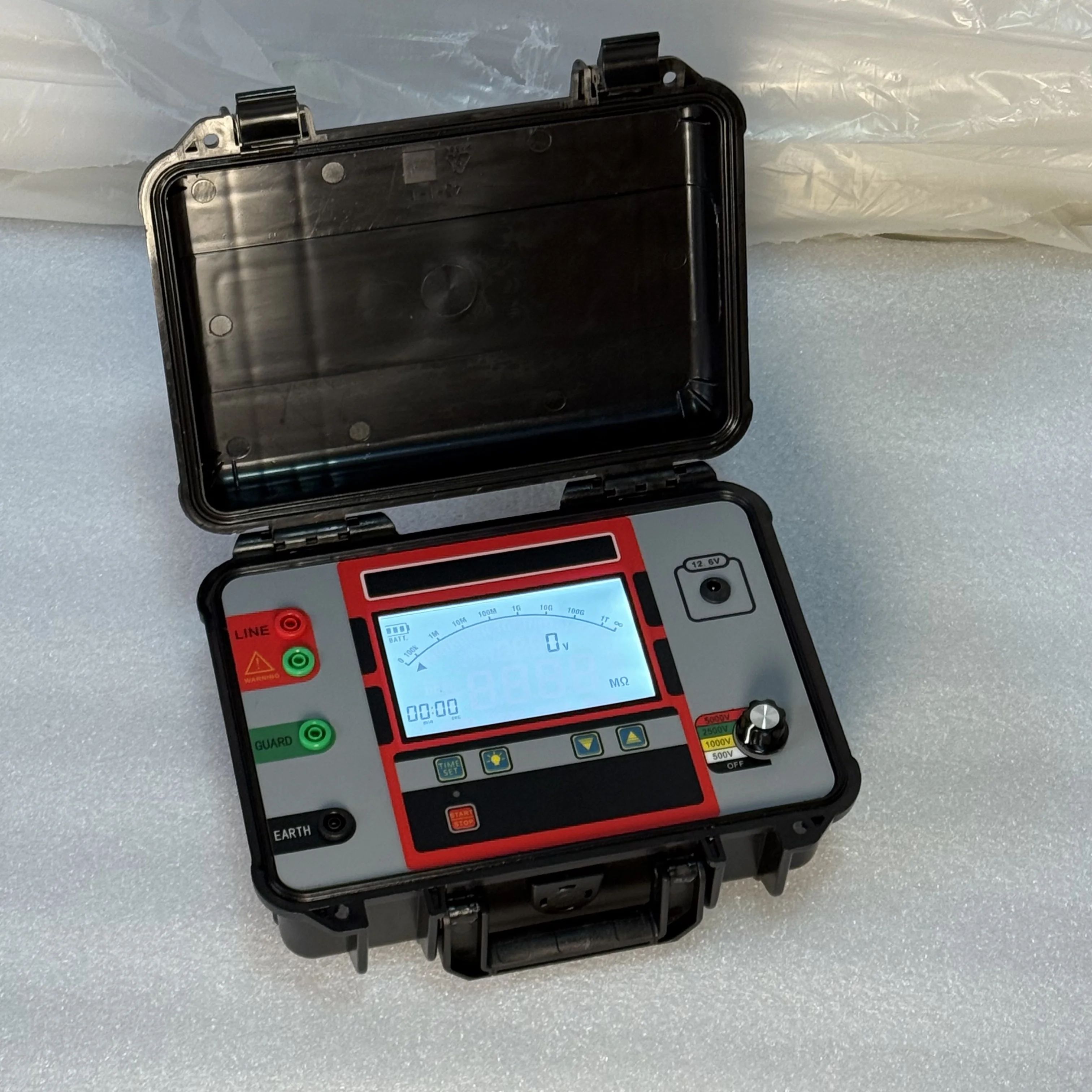 Large Output Power 5KV Megohm Meter Insulation Resistance Tester With Strong Load Capacity and Anti-interference Ability