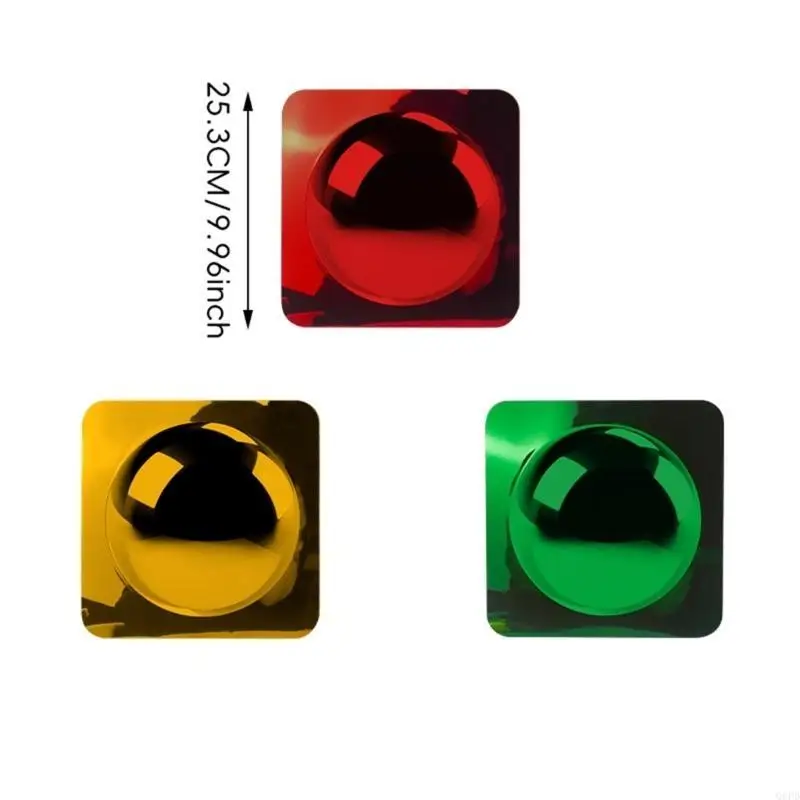 3pcs 감각 벽 유리 어린이를위한 벽 장식을위한 아크릴 버블 유리 교실 홈 감각 방 장식 시각적 자극