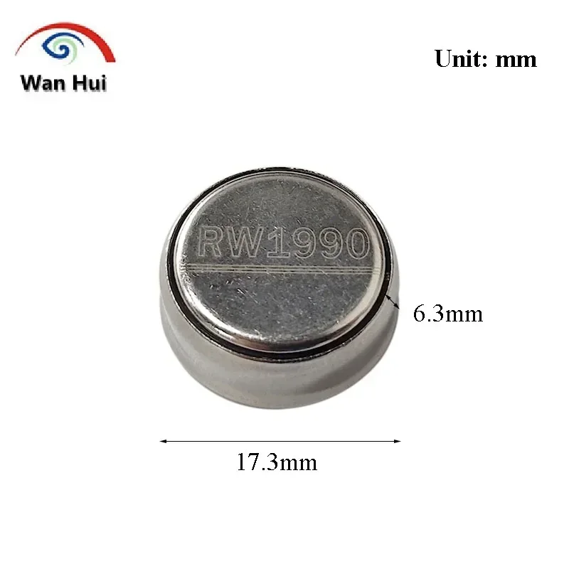 100Pcs/lots TM1990A-F5, DS1990A-F5 iButton TM Card, RW1990 Universal Intercome Key, Touch Memory Chip Map for Security Patrol