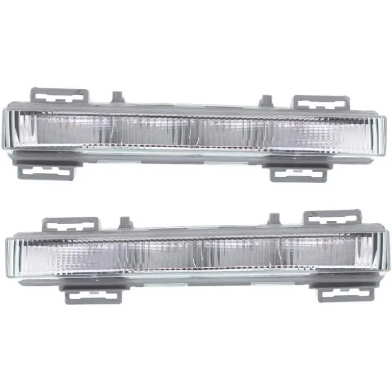

1Pair Daytime Running Light 2049065401 2049065501 DRL Headlight Driving Fog Lamp For Mercedes Benz W166 ML350 ML400 X204 GLK350