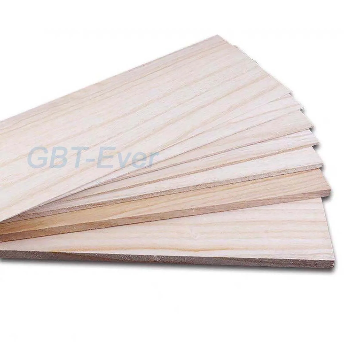 1Pcs 310x100mm Wood Planks Thin Tung Wood Slices Thickness 1 1.5 2 3 5 8 10mm DIY Handmade Airplane Model  Plate Materials