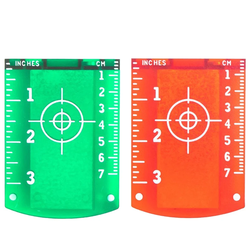 Lase Target Card Plate 10cmx7cm For Green Red Lase Level For Line Lasers Reflective Magnetic Plate Laser Target