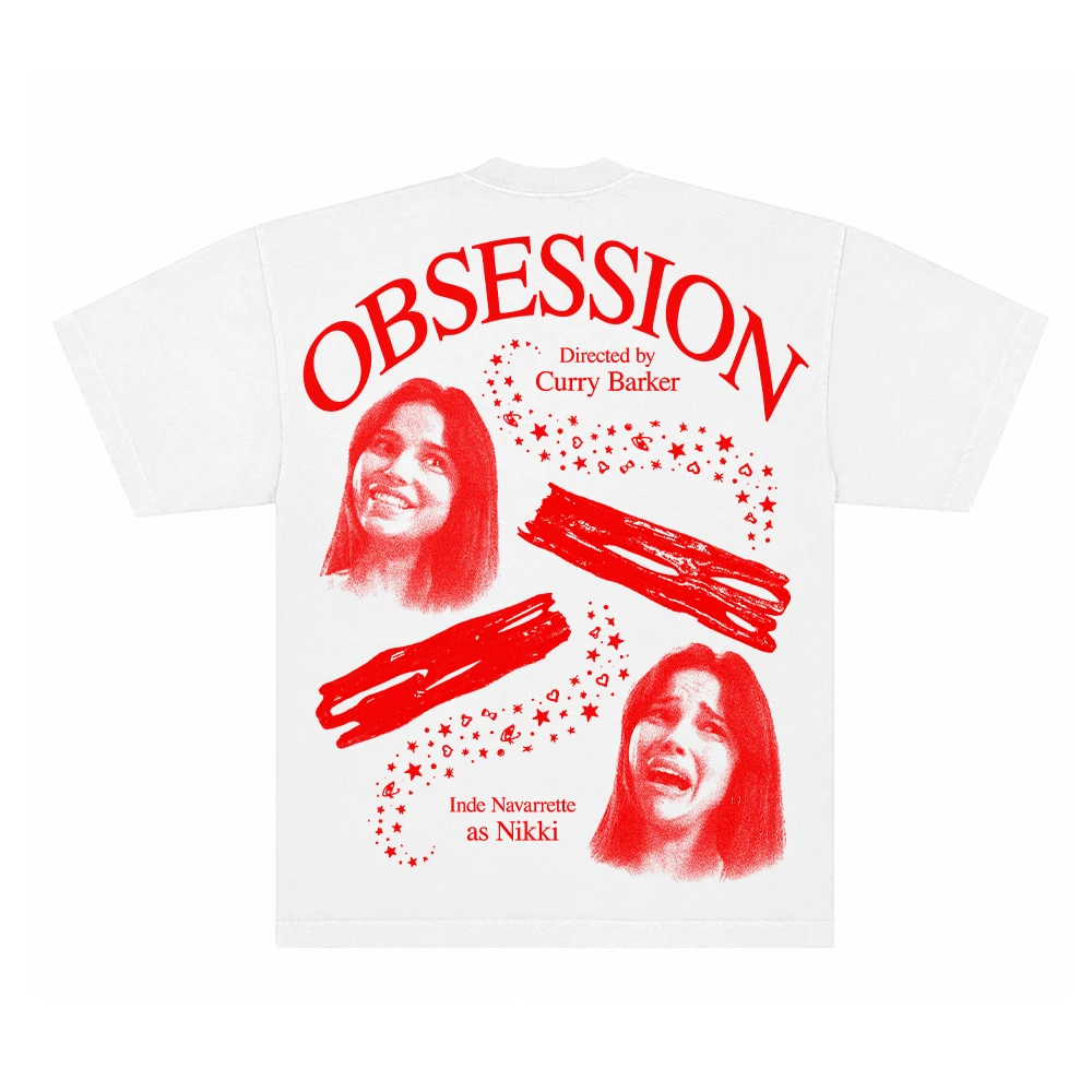 Film The Cinegogue X Obsession Nikki Frown T-Shirt Baumwolle Grafik-T-Shirt Männer Frauen Sommer Streetwear – Detail 3