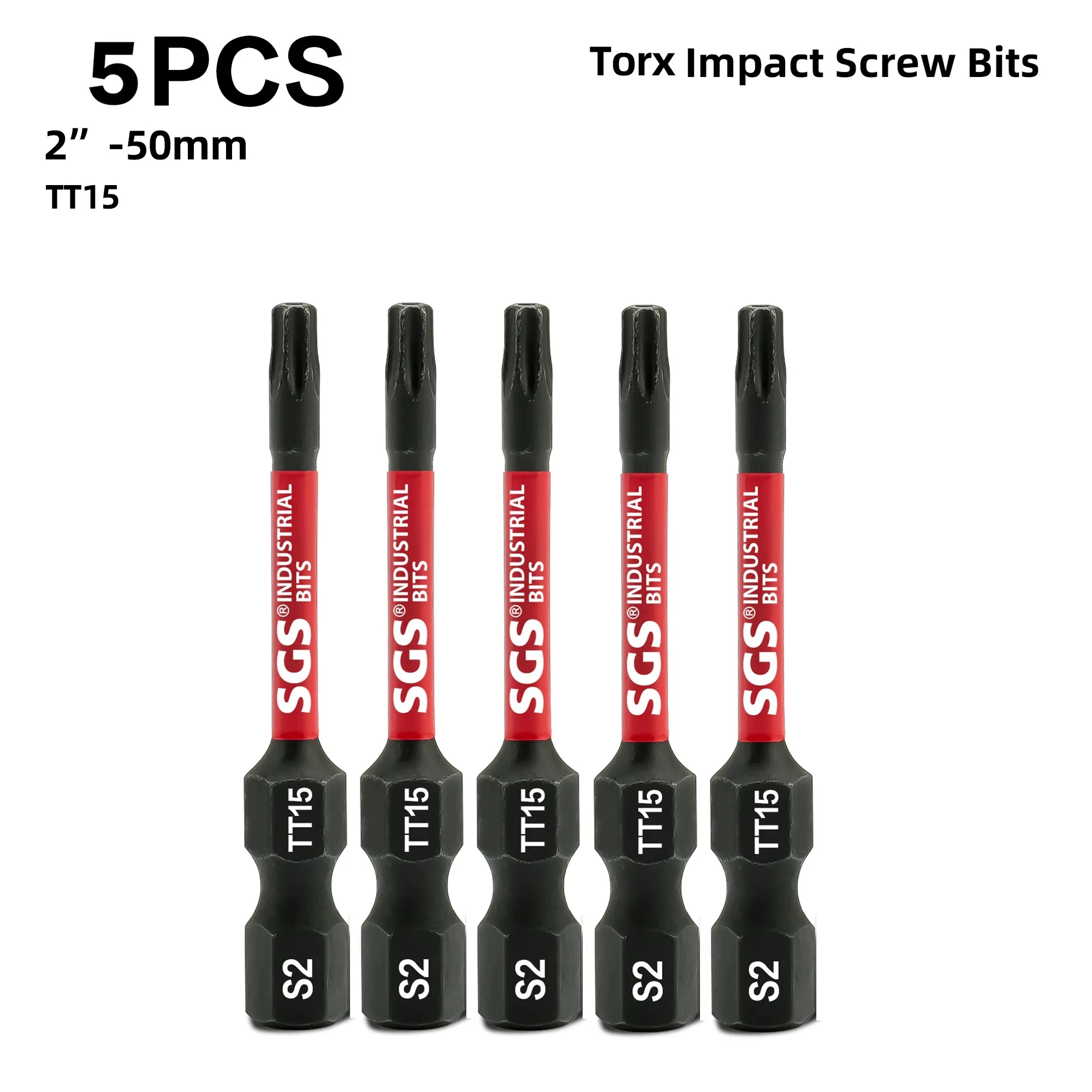 Tt15 Manipulationssicherer Sicherheitsbit aus S2-Stahl, stark magnetisch, Torx T15, für Elektroschrauber, stoßfest, verschleißbeständig, manipulationssicherer Sicherheitsbit – Detail 2