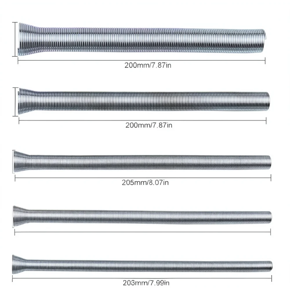 Flexible Spring Tubing Bender For HVAC Copper Aluminum Pipe Manual Shaping Tool Air Conditioning Repair Equipment