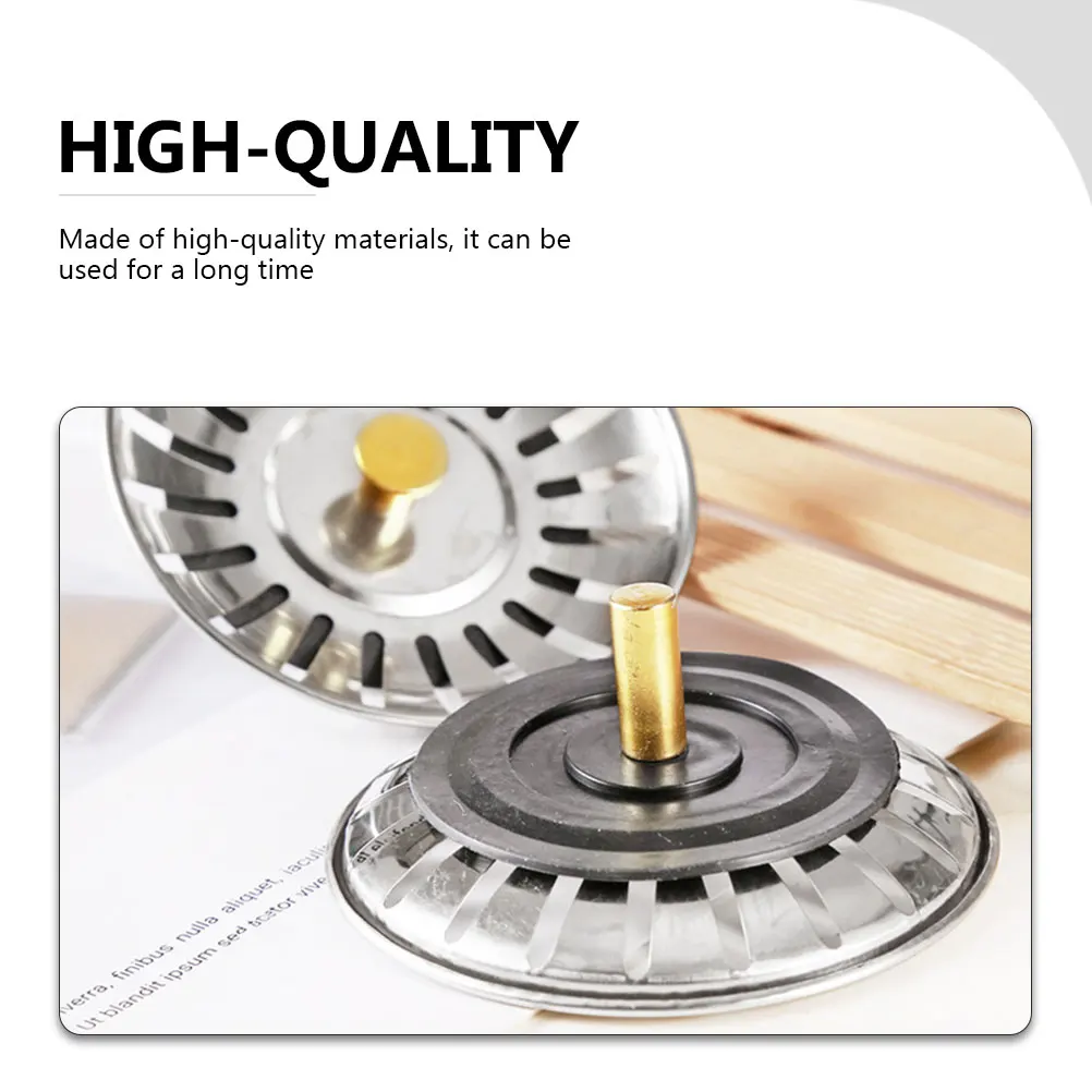 

10Pcs Kitchen Sink Hole Drain Cover Threaded Hole Cap Washing Basin Leak Proof Filter Screen Home Sink Accessories