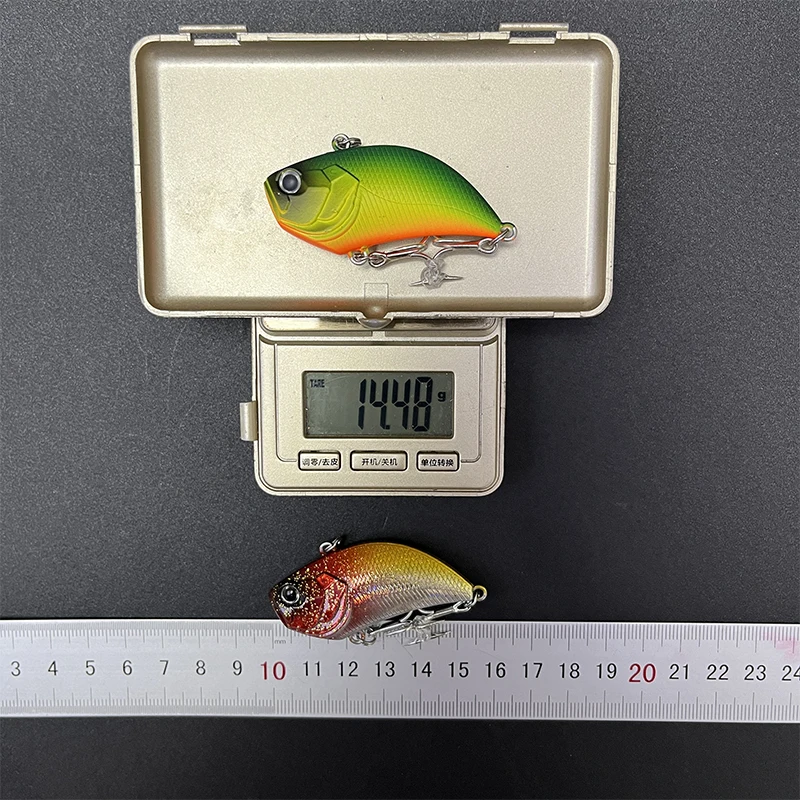 Wobbler hundimiento con vibración Crankbait sin labios VIB para trolling de agua salada - imagen 3
