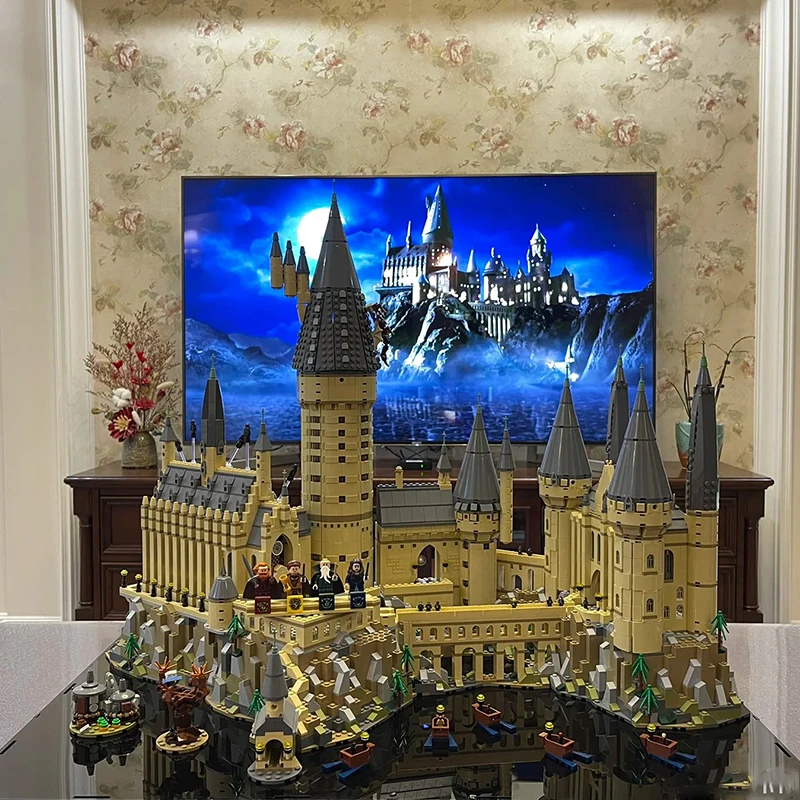 Auf Lager ModelMOC Film Serie Schule Uilding Blöcke Magie Desktop DekorationBricks Spielzeug Für