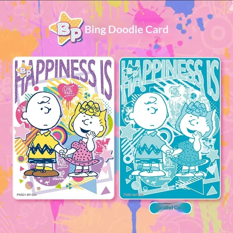 Authentic Kayou Snoopy Peanuts Series 1 Trading Card Booster Pack Lucy Anime Character Collectible Cards Full Set For Hobby Fans